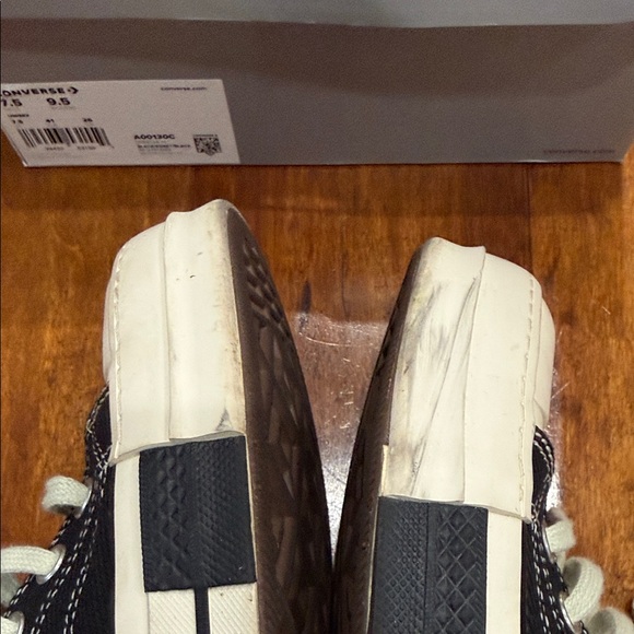 Converse Black and White High-Top Sneakers - Picture 8 of 13